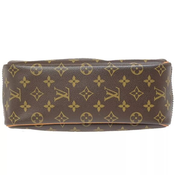 LOUIS VUITTON LV Logo Trouville Hand Bag Monogram Leather Brown - Picture 6 of 16